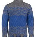 Pure Wool Trui Roos UJK-2403 Blue