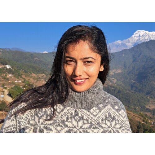 Pure Wool Trui Roos UJK-2403 Blue