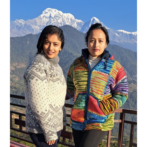 Pure Wool Vest Dani WJK-2405 Multikleur