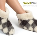 Woolwarmers  Slof Dolly 9174 Geblokt