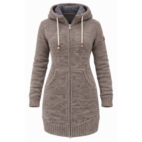 Pure Wool Vest Daphne WJK-1710 Taupe