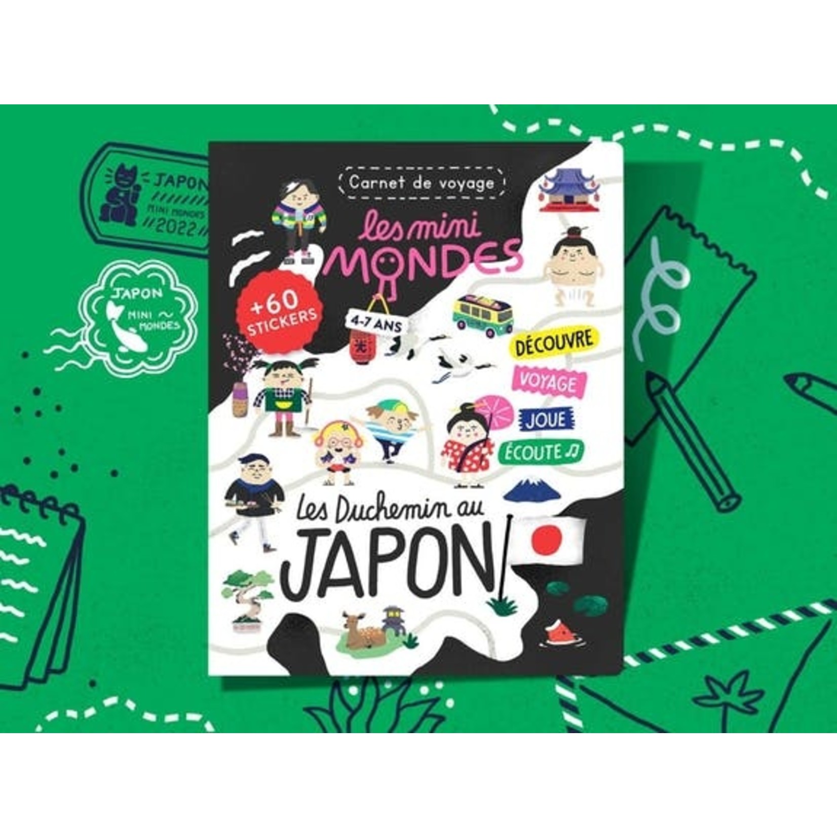 Les mini mondes Les mini mondes – carnet de voyage – Japon – 4 ans