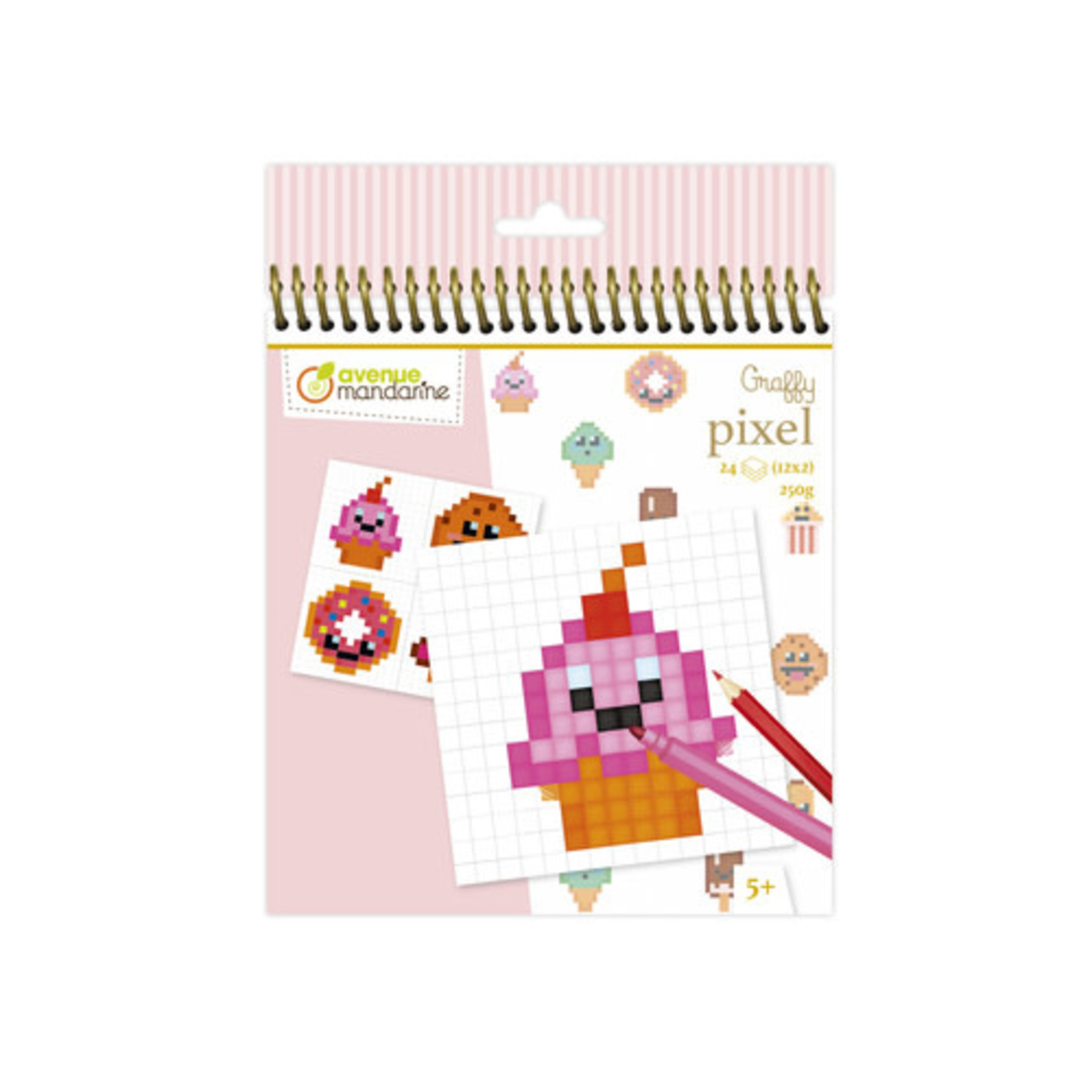 Avenue Mandarine Graffy pixel kawaii