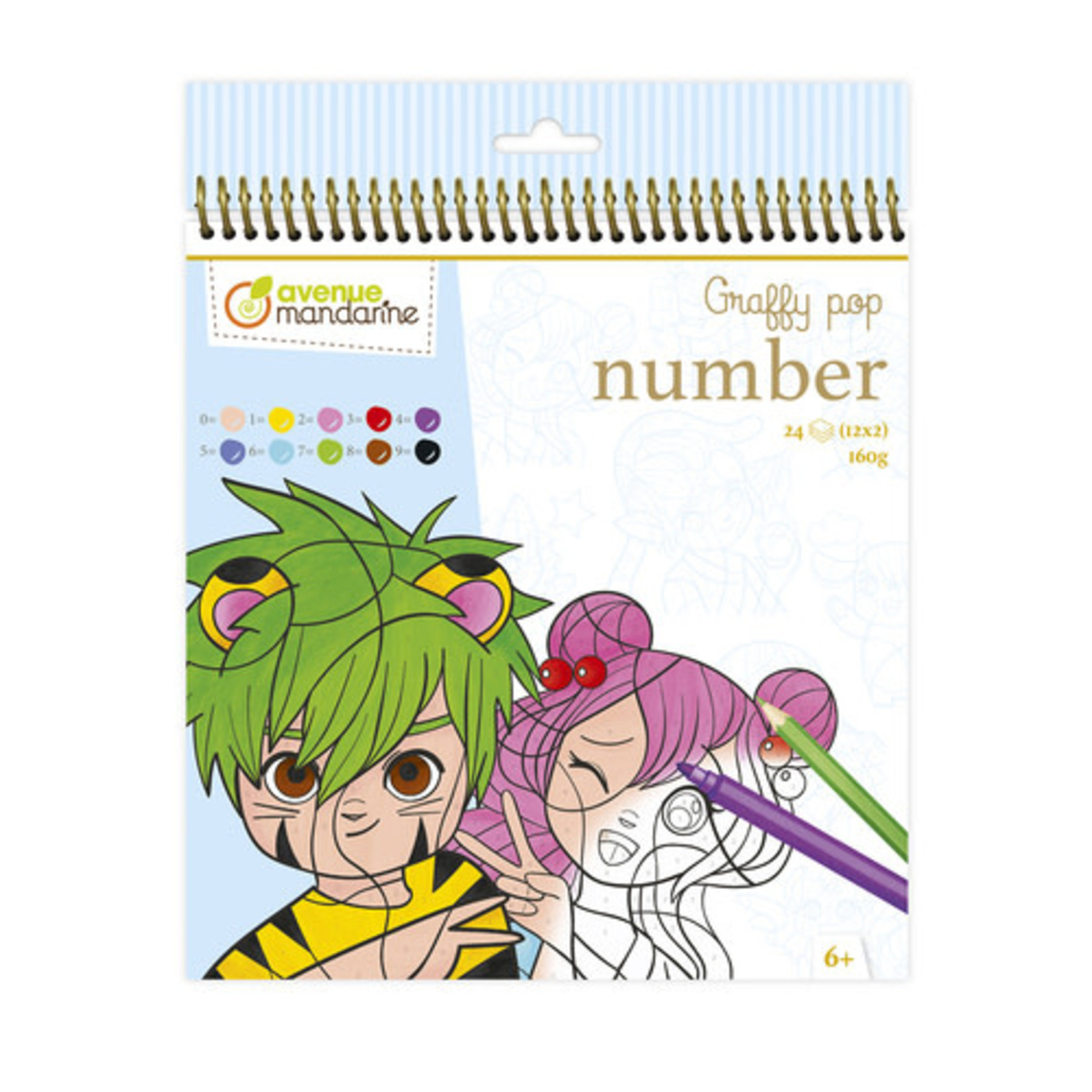 Avenue Mandarine graffy numbers – manga