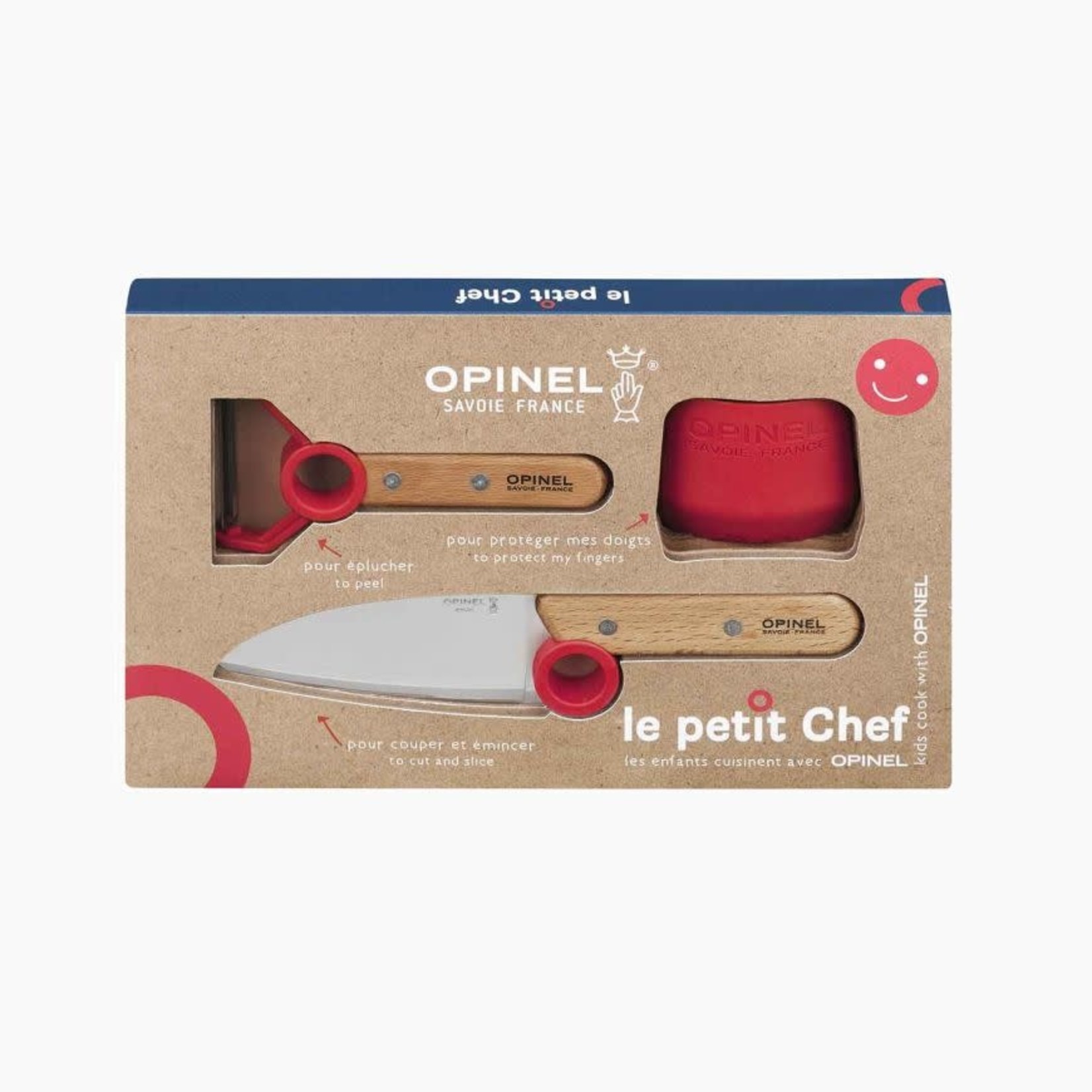 Opinel Opinel – les petits chefs – 3 pièces - rouge