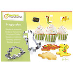 Avenue Mandarine Happy Cakes - Recettes et accessoires Dinosaures