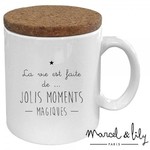 Marcel & Lily Marcel & Lily – mug – la vie est faite de jolis moments magiques