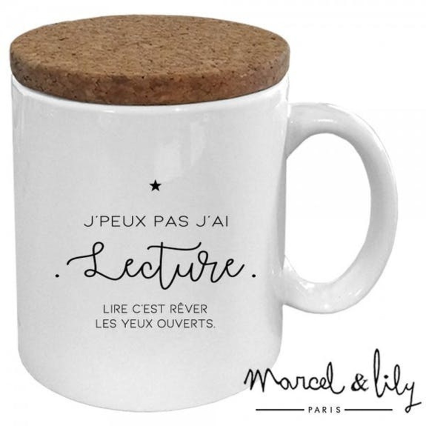 Marcel & Lily Marcel & Lily – mug – j'peux pas, j'ai lecture