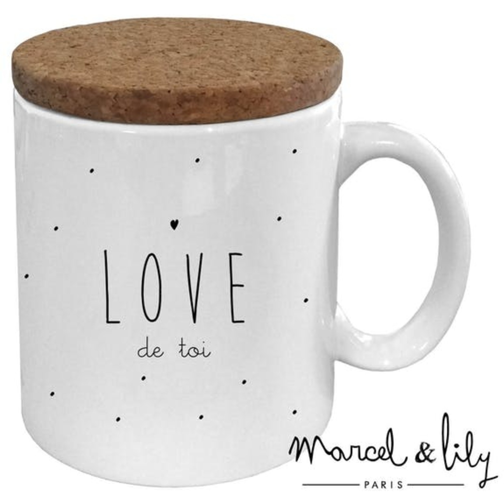 Marcel & Lily Marcel & Lily – mug – «love de toi»