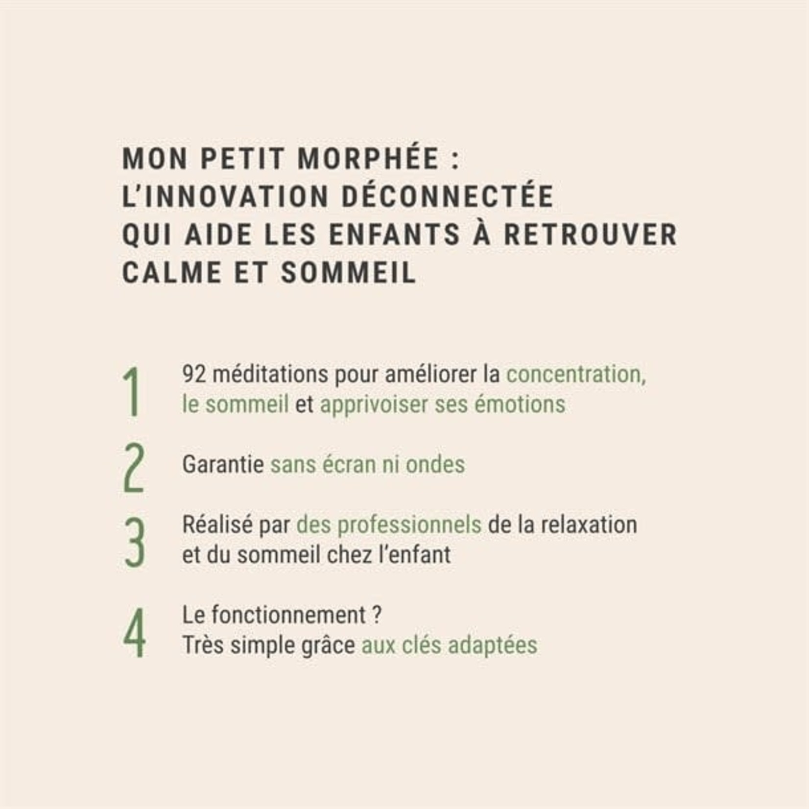 Mon Petit Morphee - Box Méditation Enfants - Relaxation & Aide Au