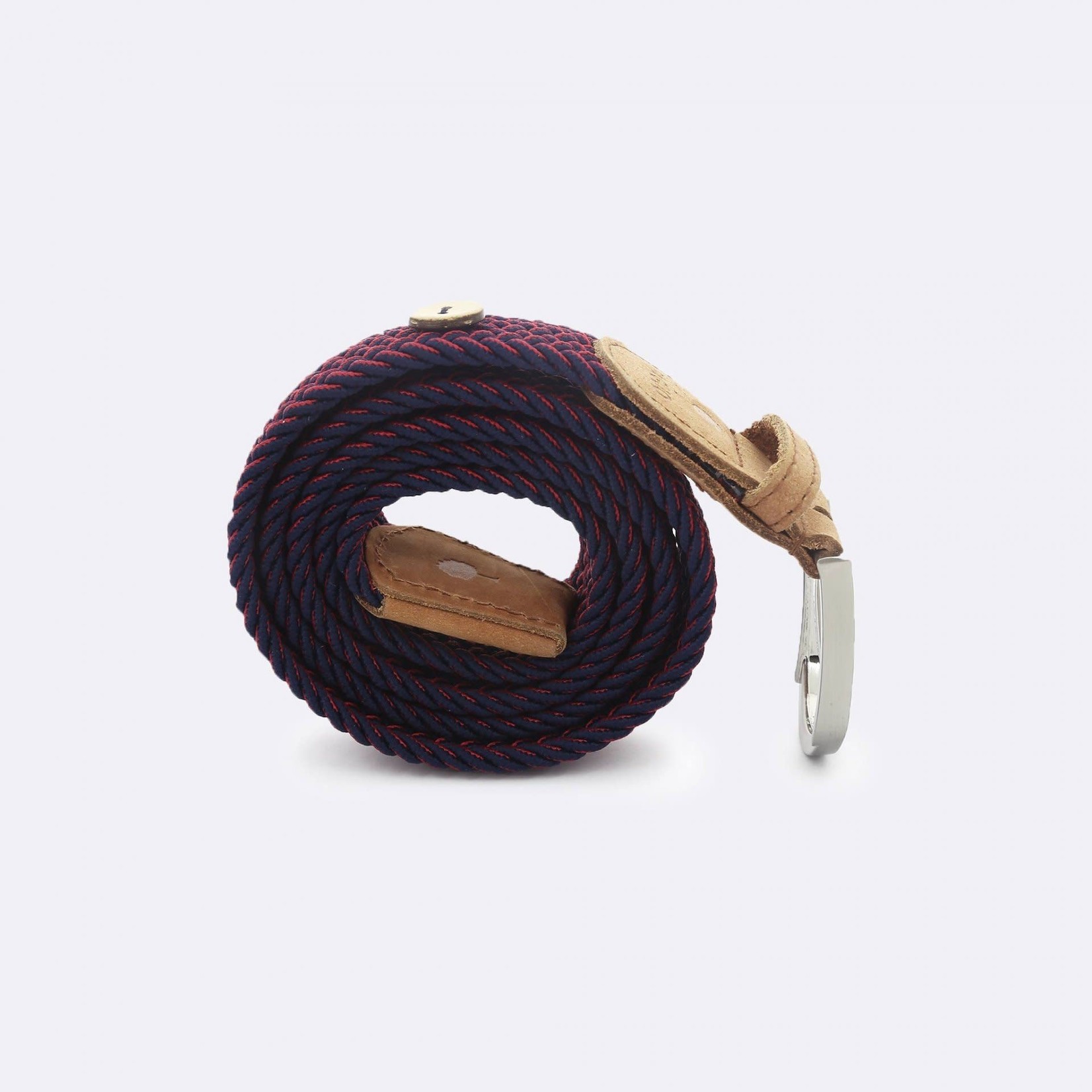 Faguo Faguo – ceinture – bicolore – bleu marine/rouge