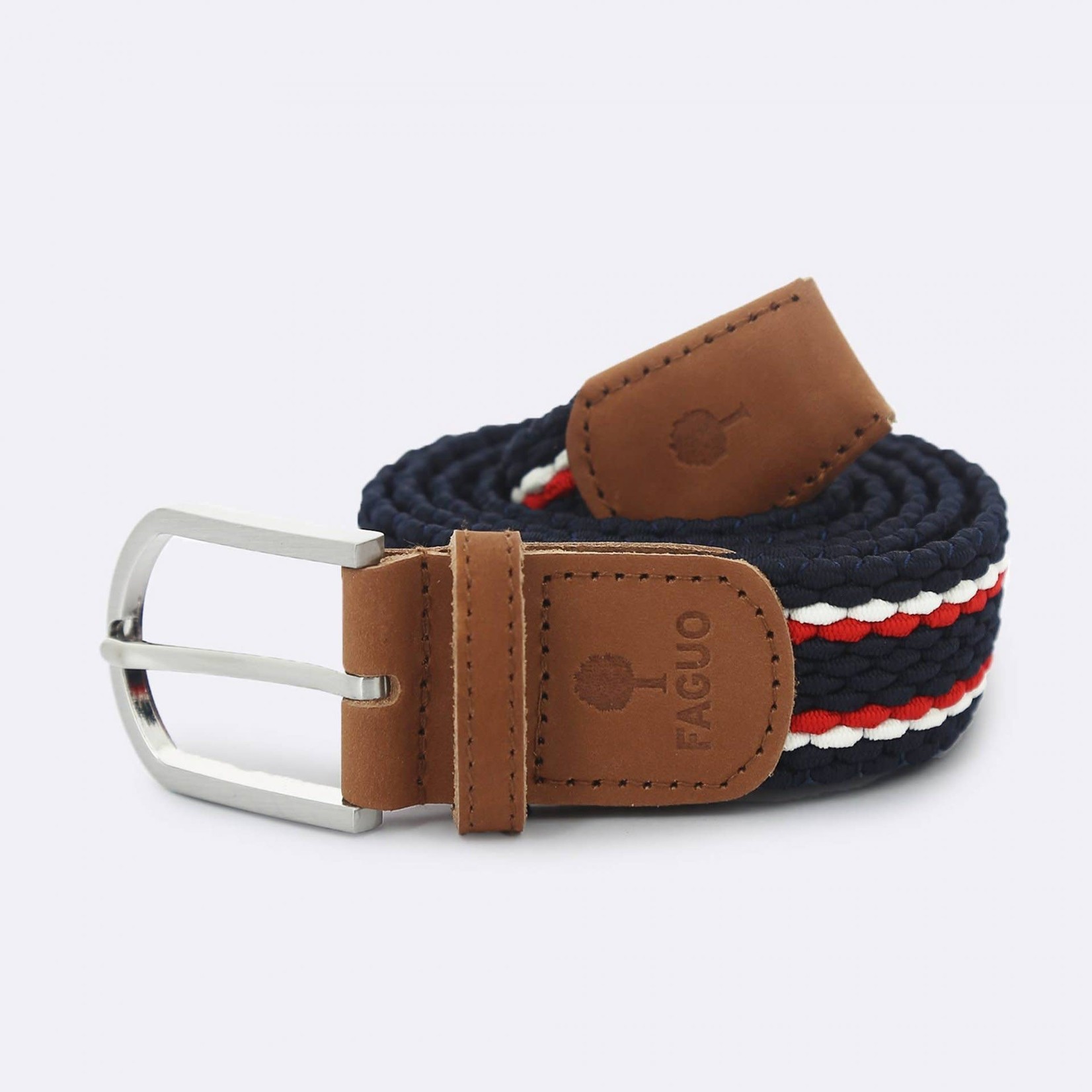 Faguo Faguo – ceinture – tricolore – bleu marine/rouge/blanc