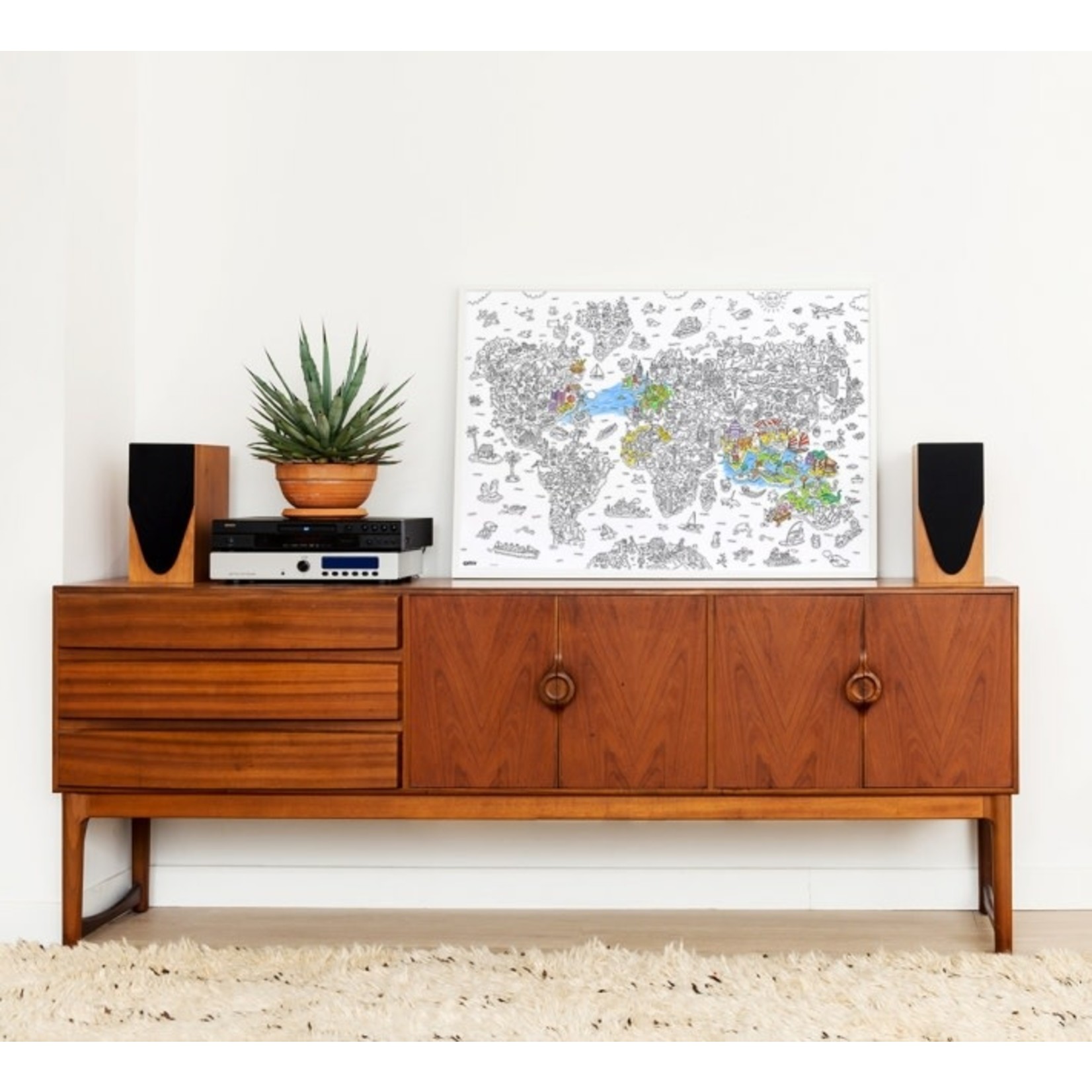 Omy Omy – Poster géant à colorier - Atlas