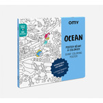Omy Omy – Poster géant à colorier – océan