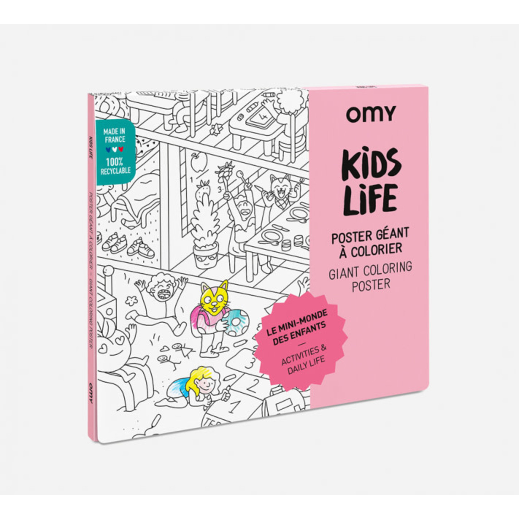 Omy Omy – Poster géant à colorier – kids life