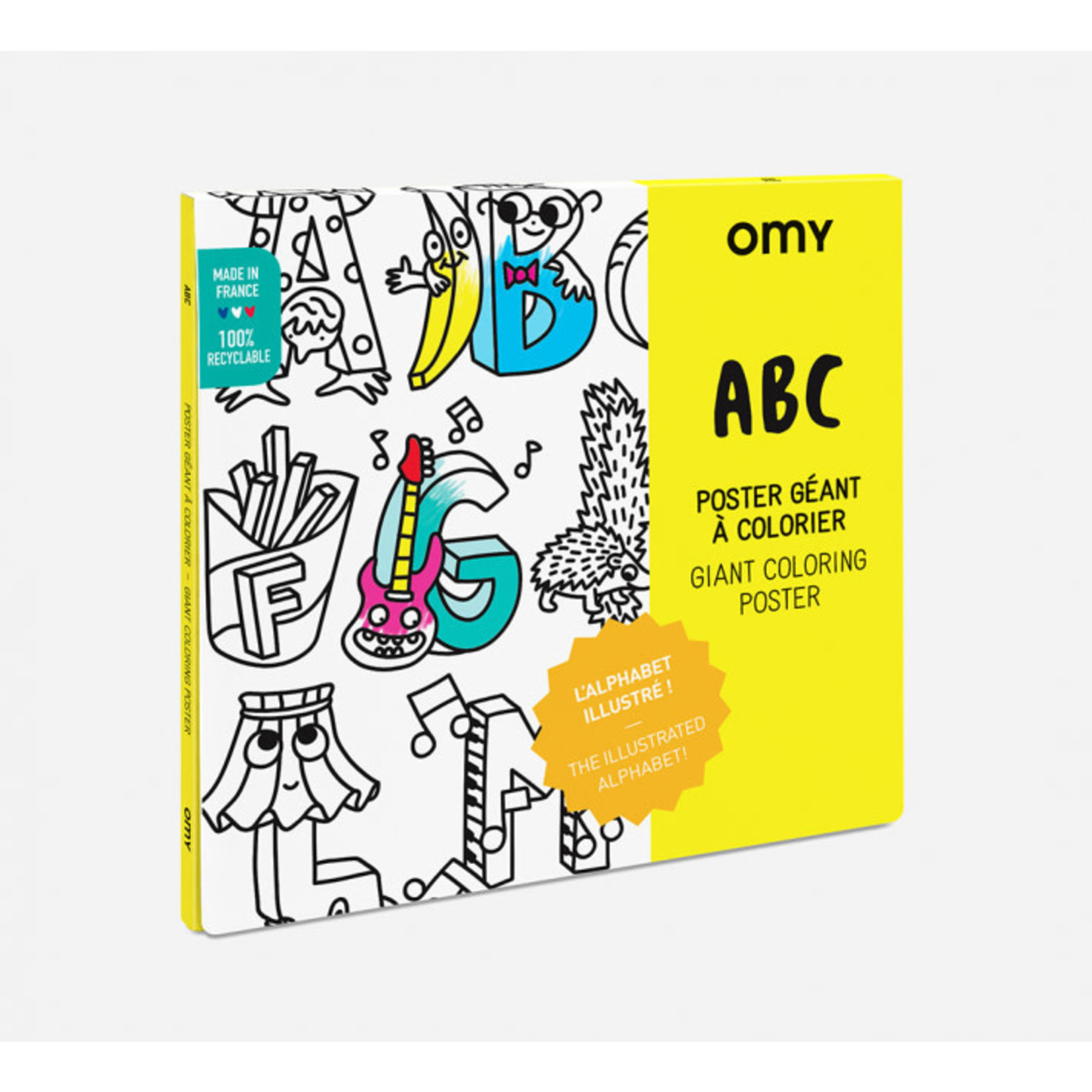 Omy Omy – Poster géant à colorier – ABC