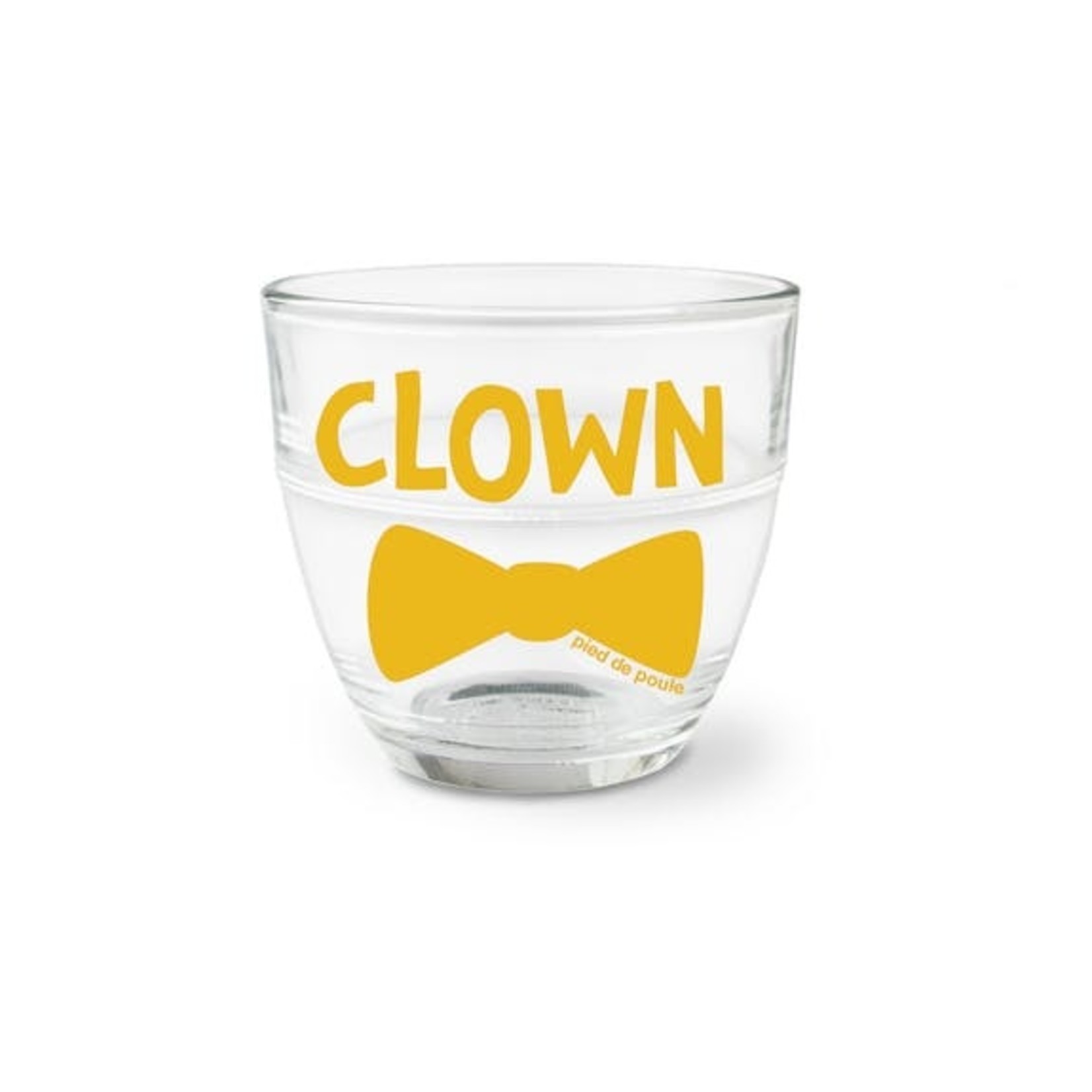 Pied de poule Pied de poule –  verre – clown