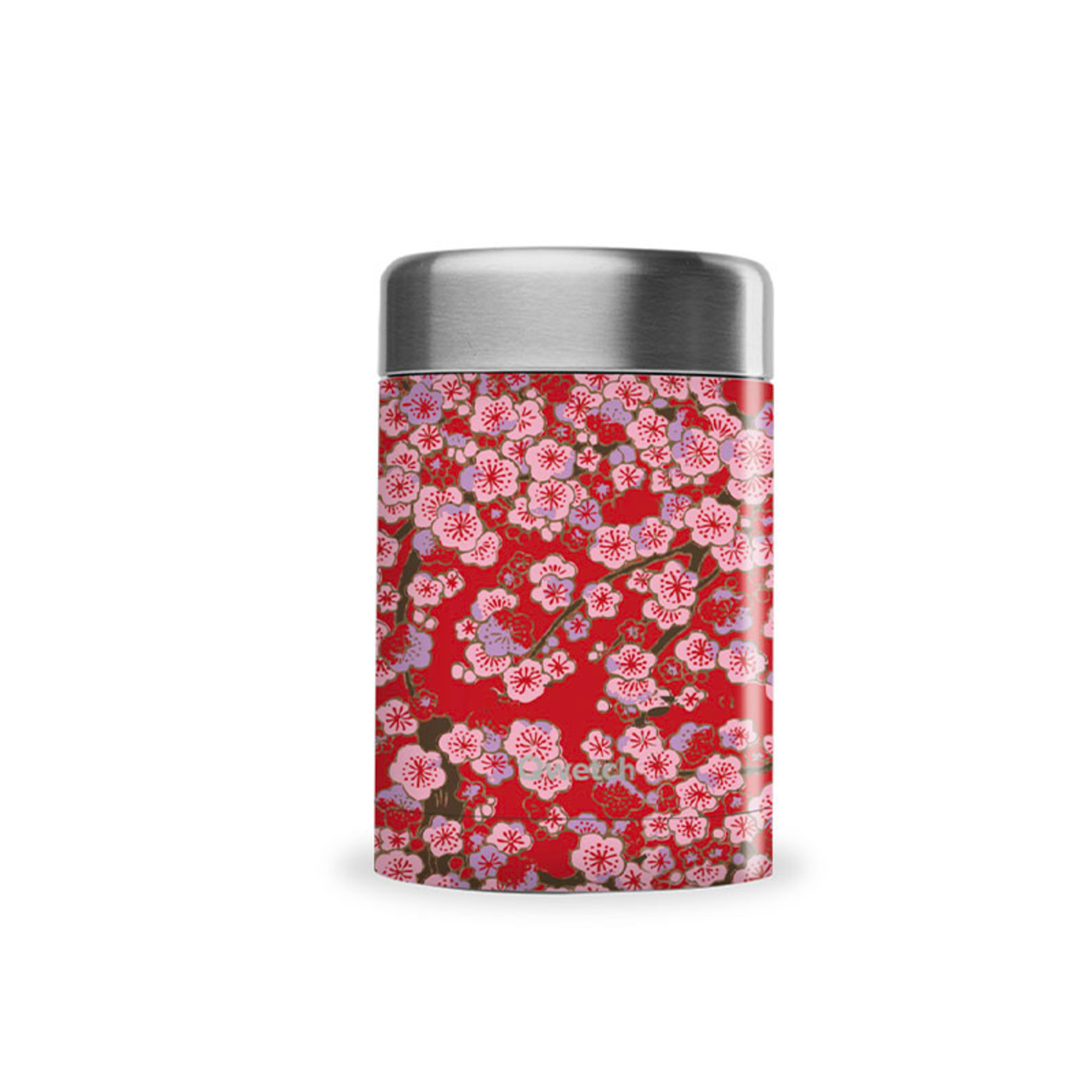 Qwetch Qwetch – boite repas isotherme fleurs rouges – 600ml