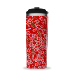 Qwetch Qwetch – travel mug – fleurs rouges- 470ml