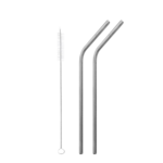 Qwetch Qwetch – lot de 2 pailles coudées + goupillon