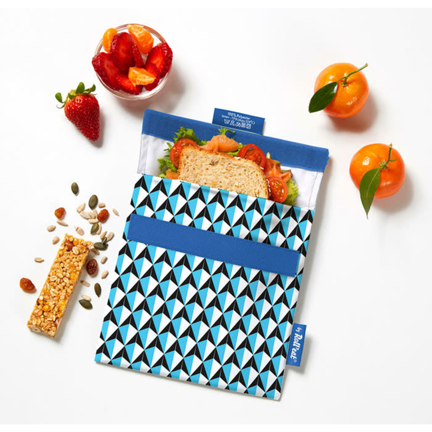 Roll'eat Snack'n'go – tiles – blue