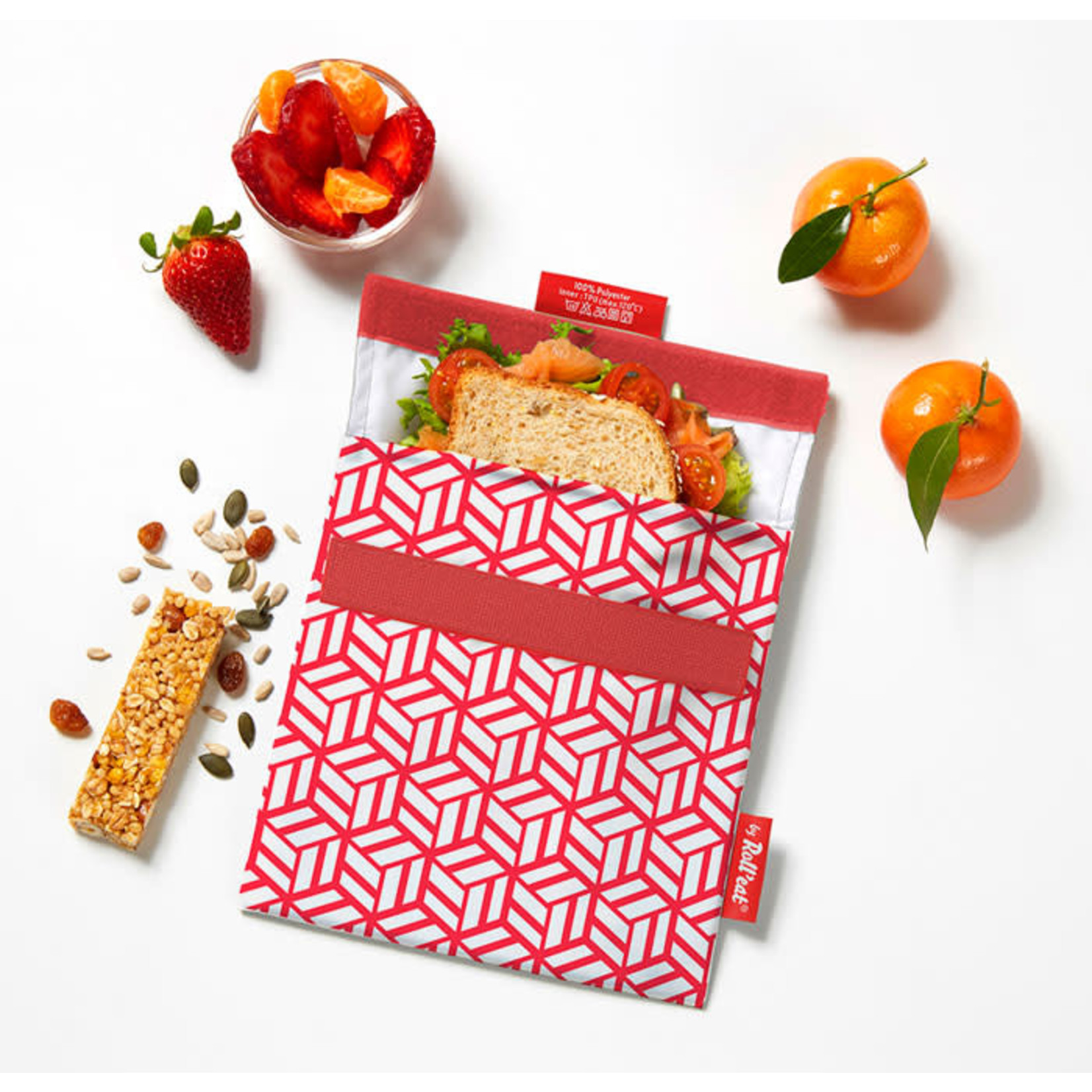 Roll'eat Snack'n'go – tiles – red