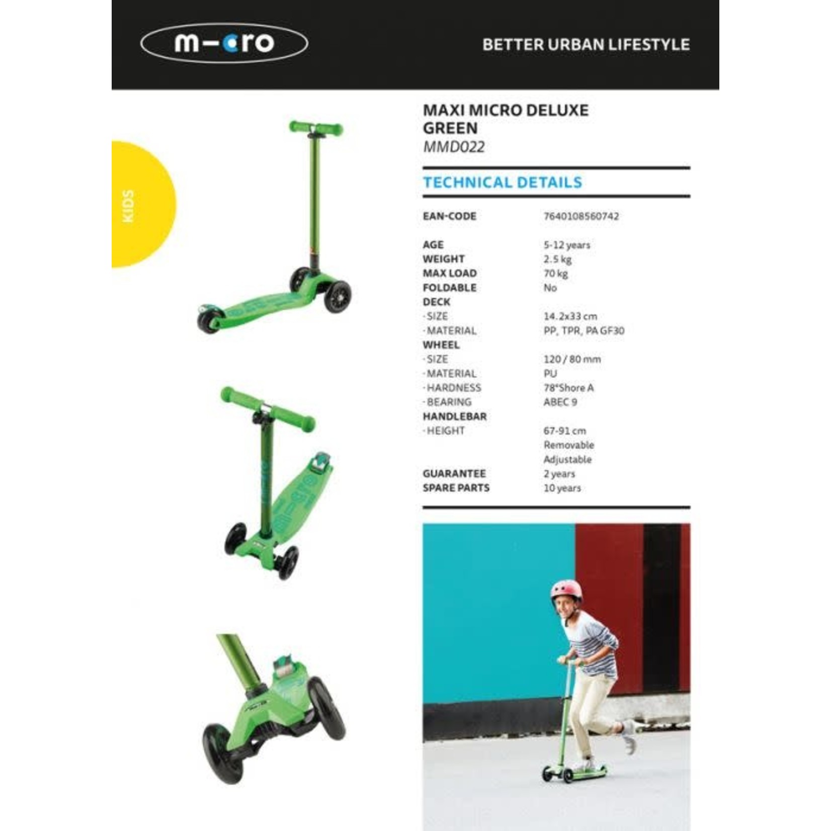 Micro Micro – maxi deluxe – green