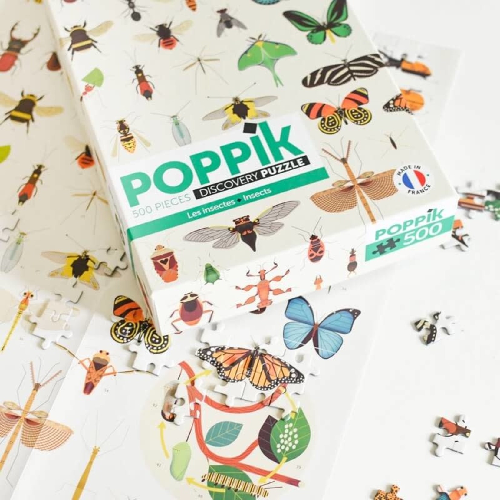 Poppik Poppik – puzzle – les insectes