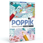 Poppik Poppik – poster à colorier – barrière de corail