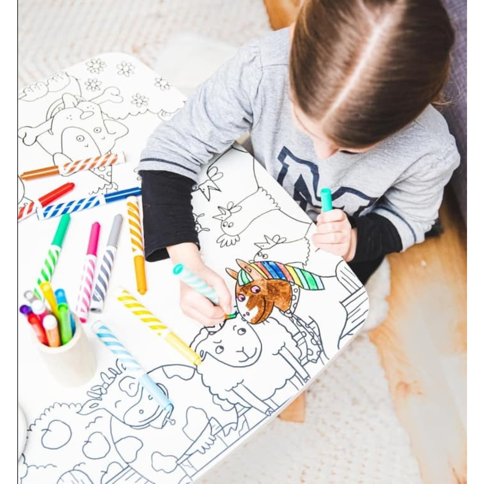 Les drôles de bouilles Les drôles de bouilles – coloritable – la ferme