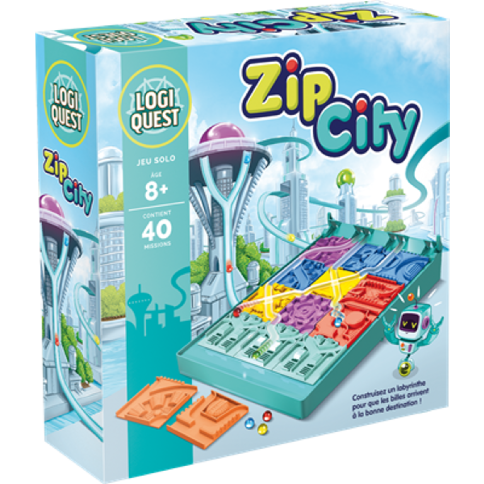 Jeux de société Logiquest – zip city