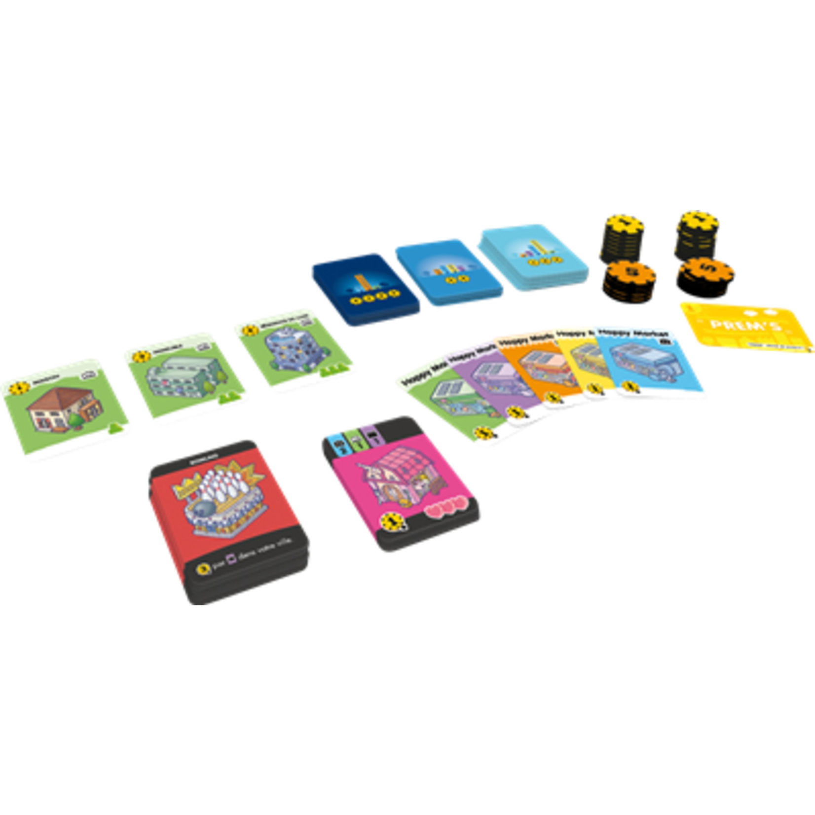 DV GIOCHI: Jeu de société Happy City Jeux DV - Vendiloshop