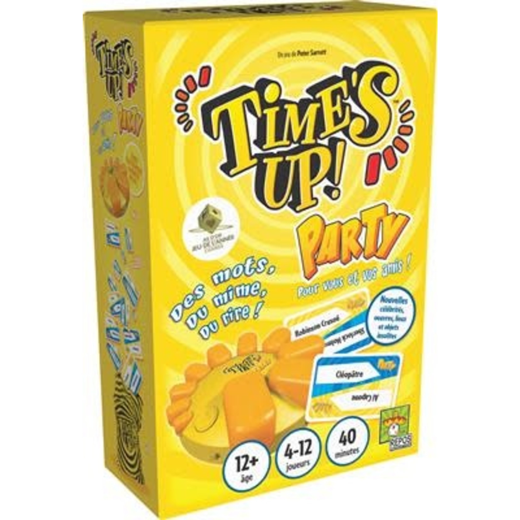Jeux de société Time's up party – jaune