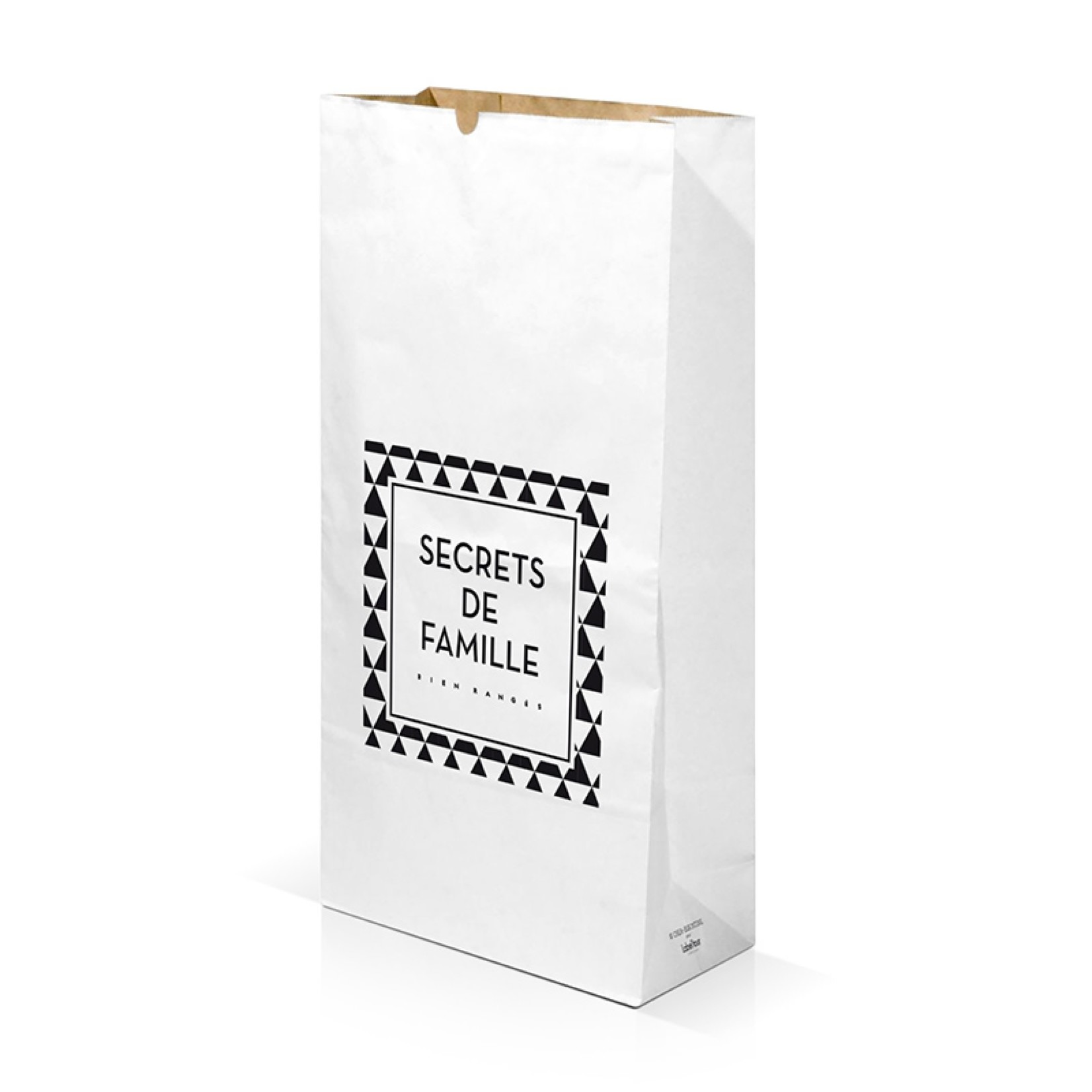 Label’tour Sac papier kraft secrets de famille