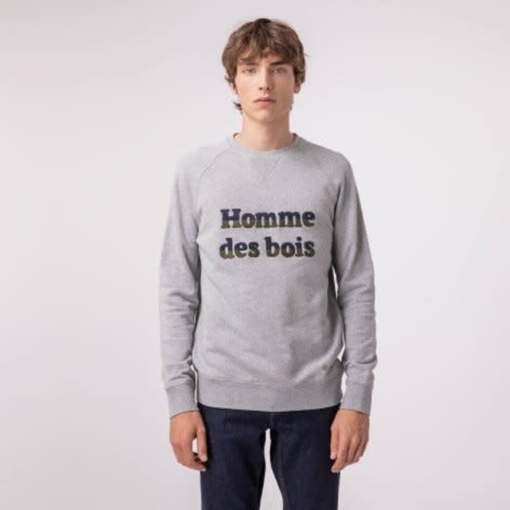 Faguo Faguo – sweat – homme des bois  – gris