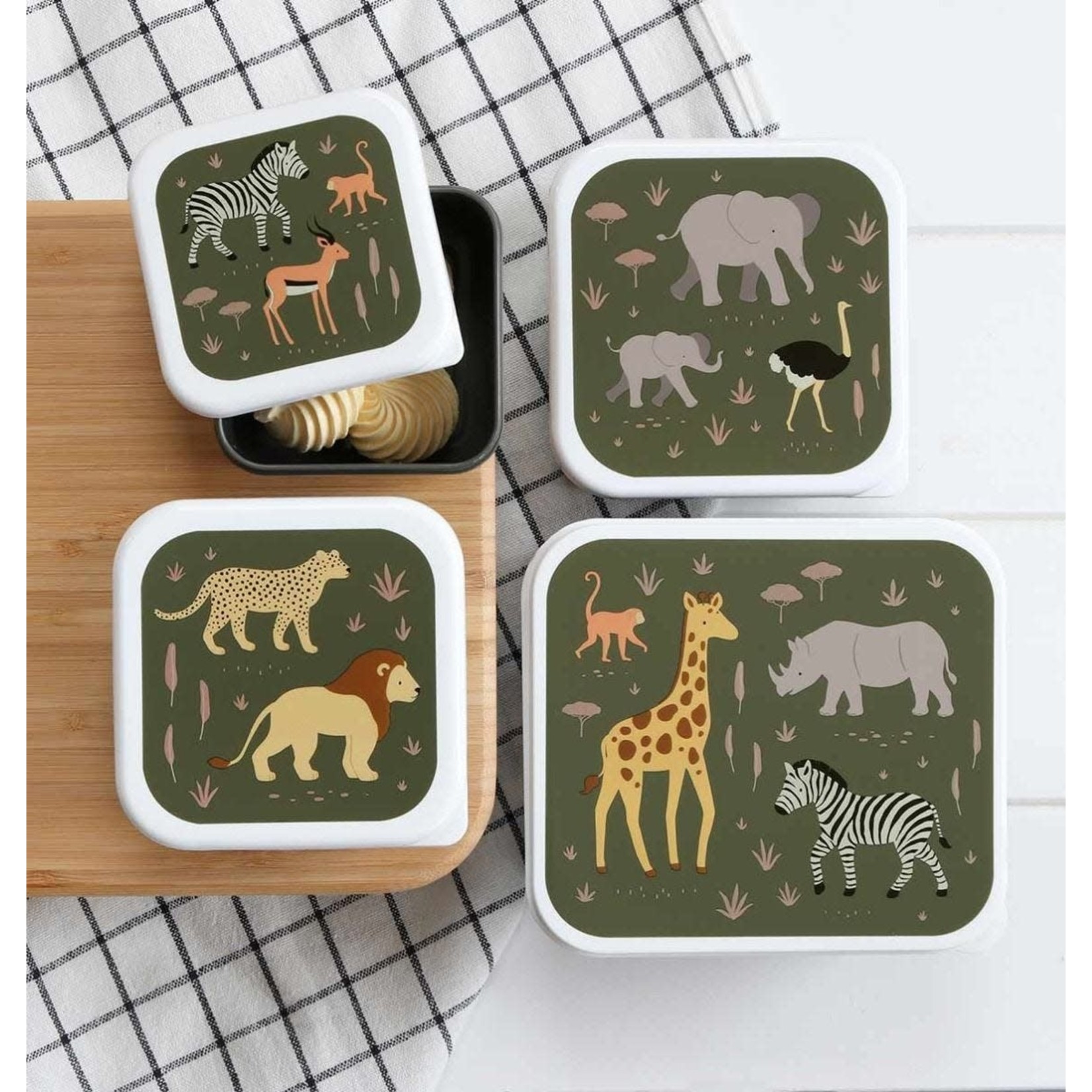 A little lovely company ALLC – Snack box savane  x4