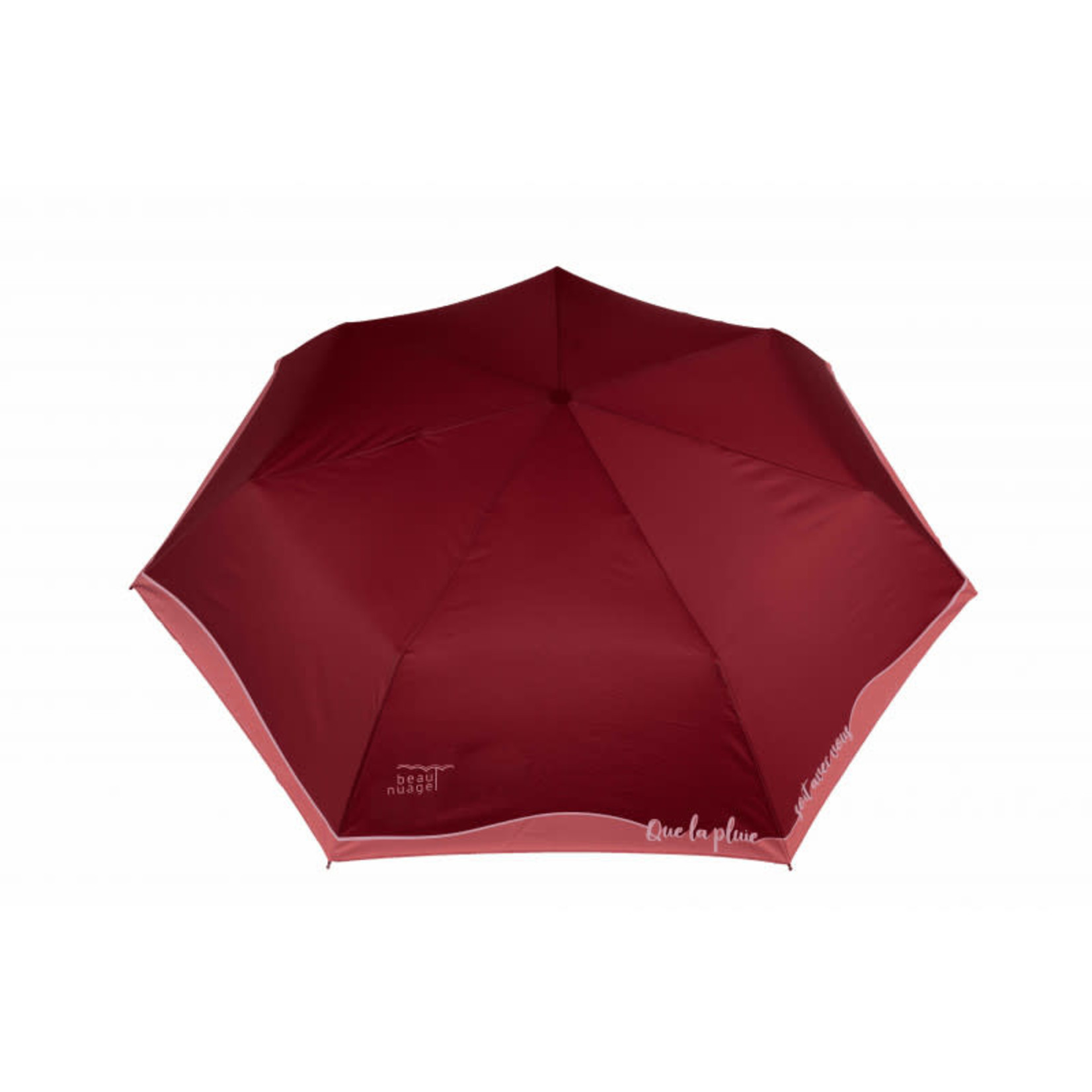 Beau Nuage Beau nuage – Parapluie éco-responsable - L'automatique - rouge grenat