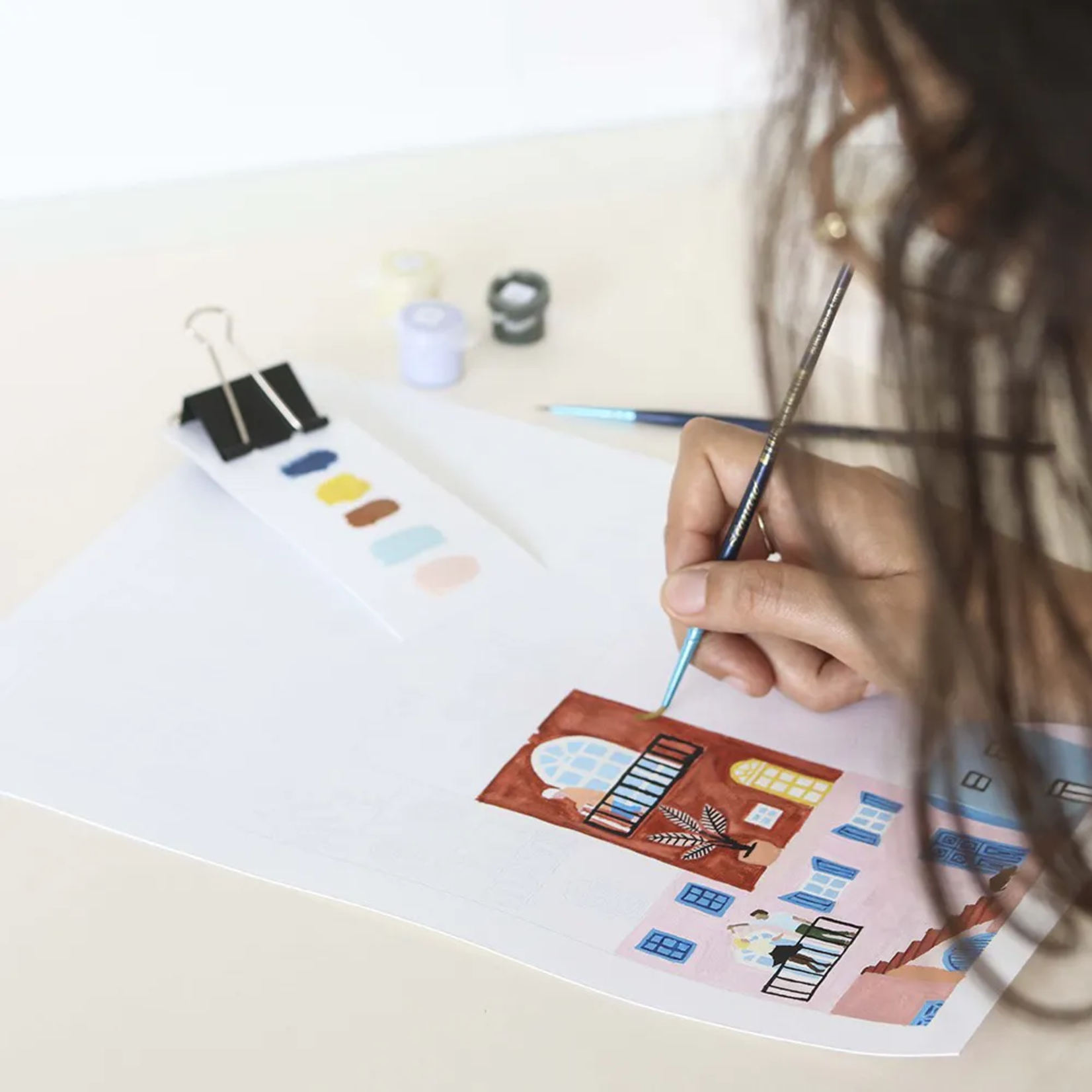 La petite épicerie La petite épicerie - Kit peinture au numéro - home together / Mona Mai