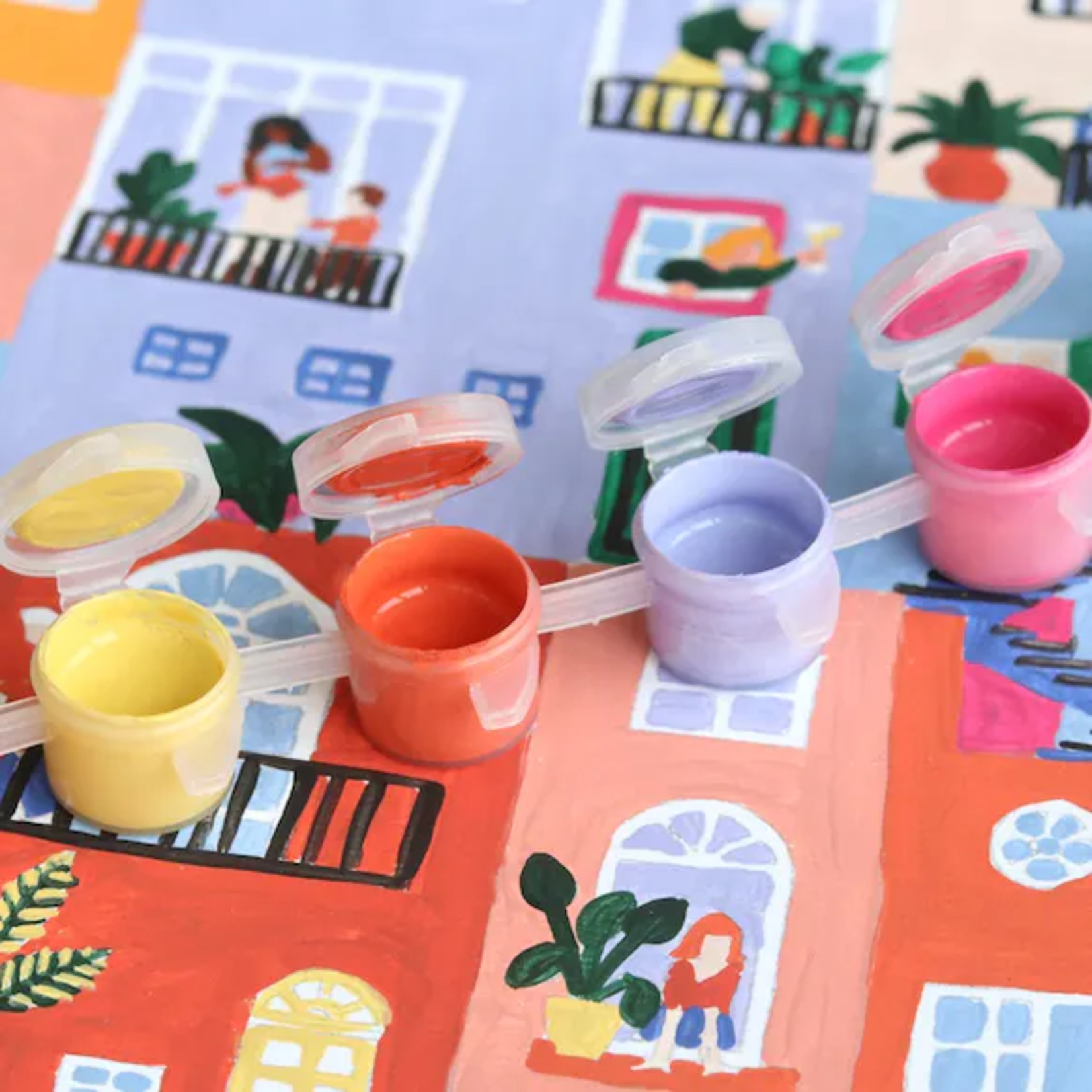 La petite épicerie La petite épicerie - Kit peinture au numéro - home together / Mona Mai