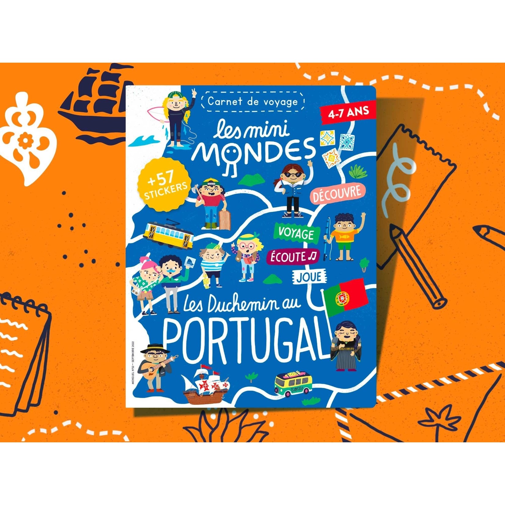 Les mini mondes Les mini mondes – carnet de voyage – Portugal – 4 ans
