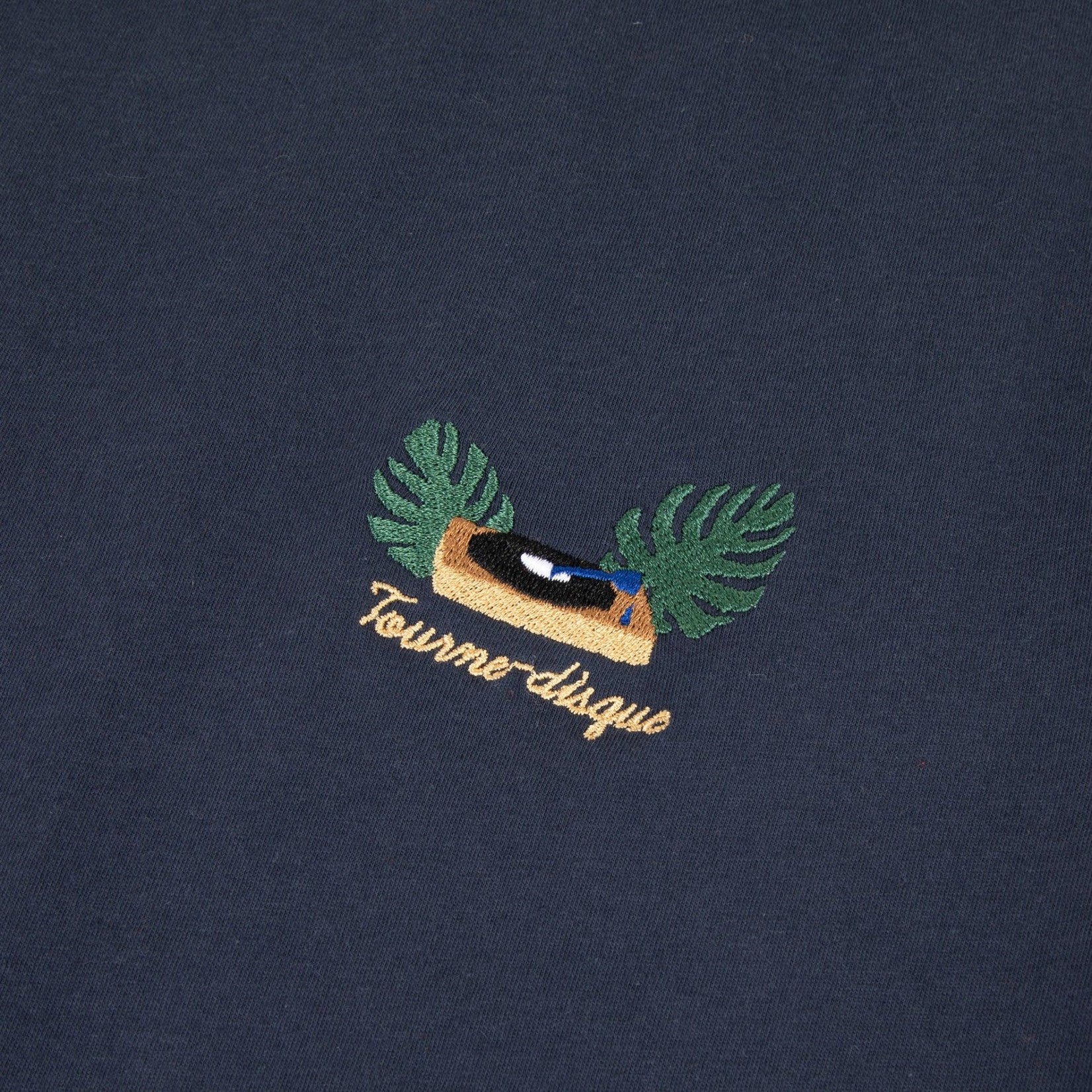 Faguo Faguo – tee-shirt – tourne-disque - bleu marine