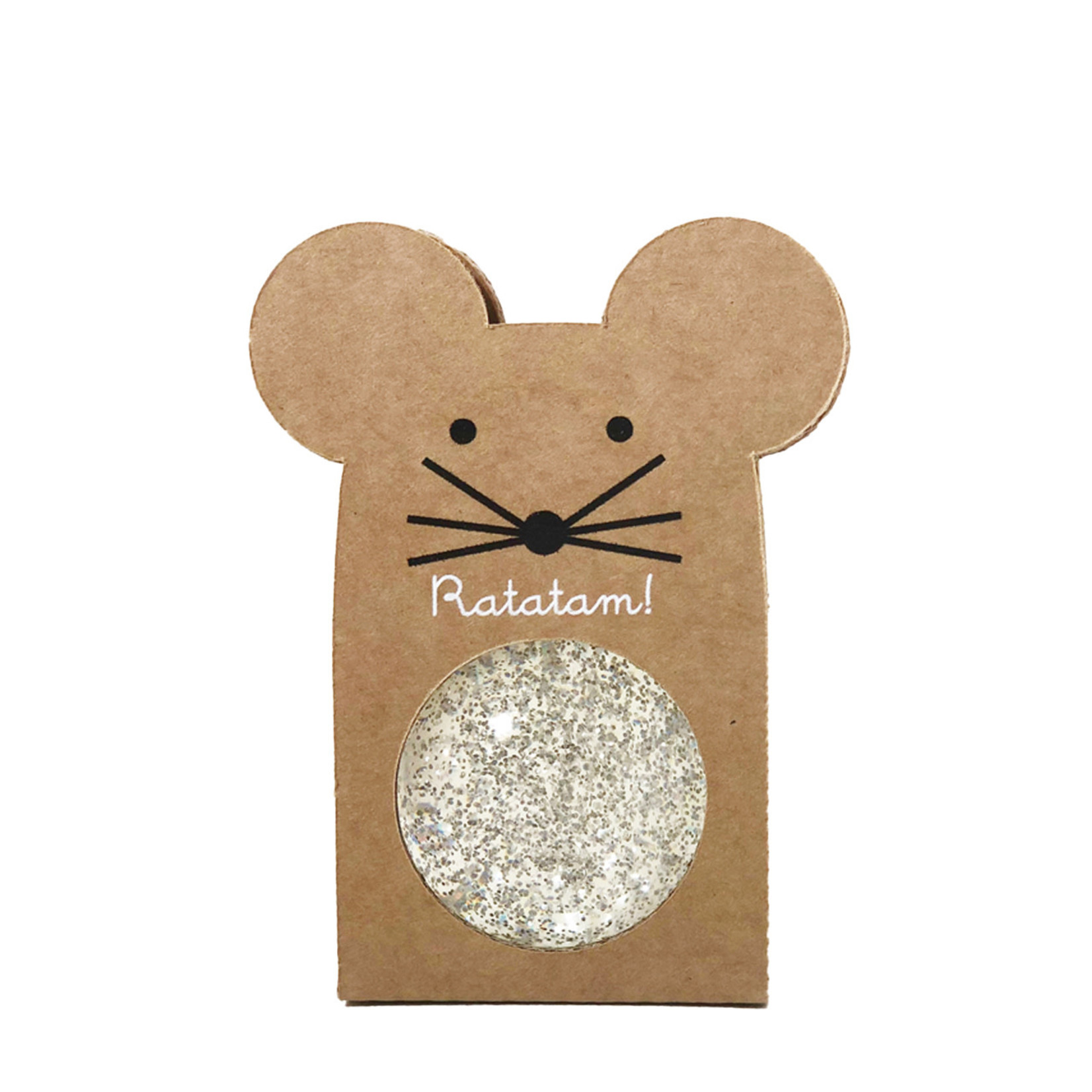 Ratatam Ratatam – balle magique - souris - paillettes argent