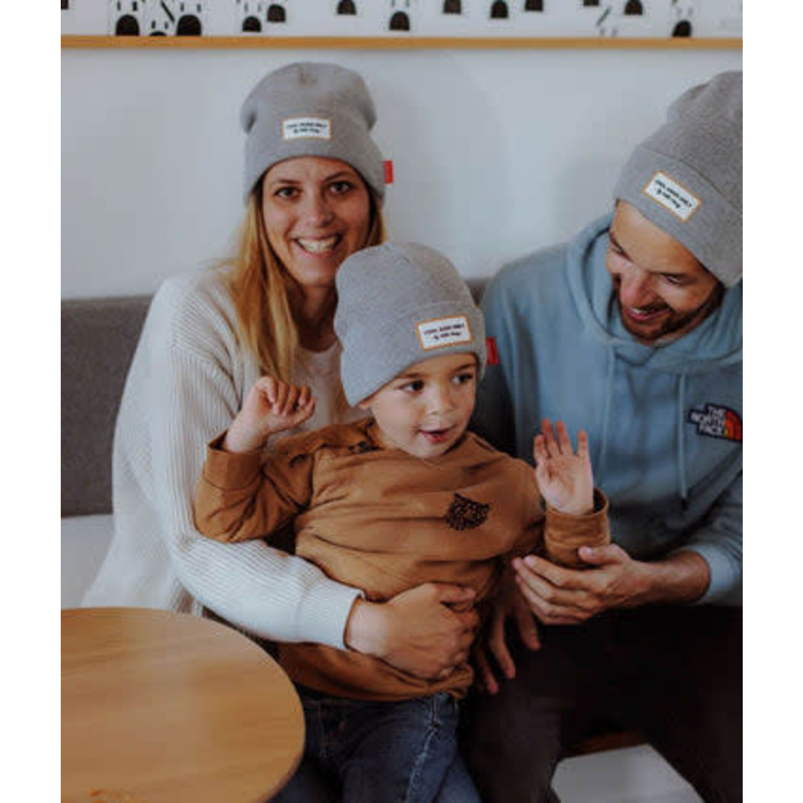 Bonnet enfant Urban Grey «Cool Kids Only» Hello Hossy