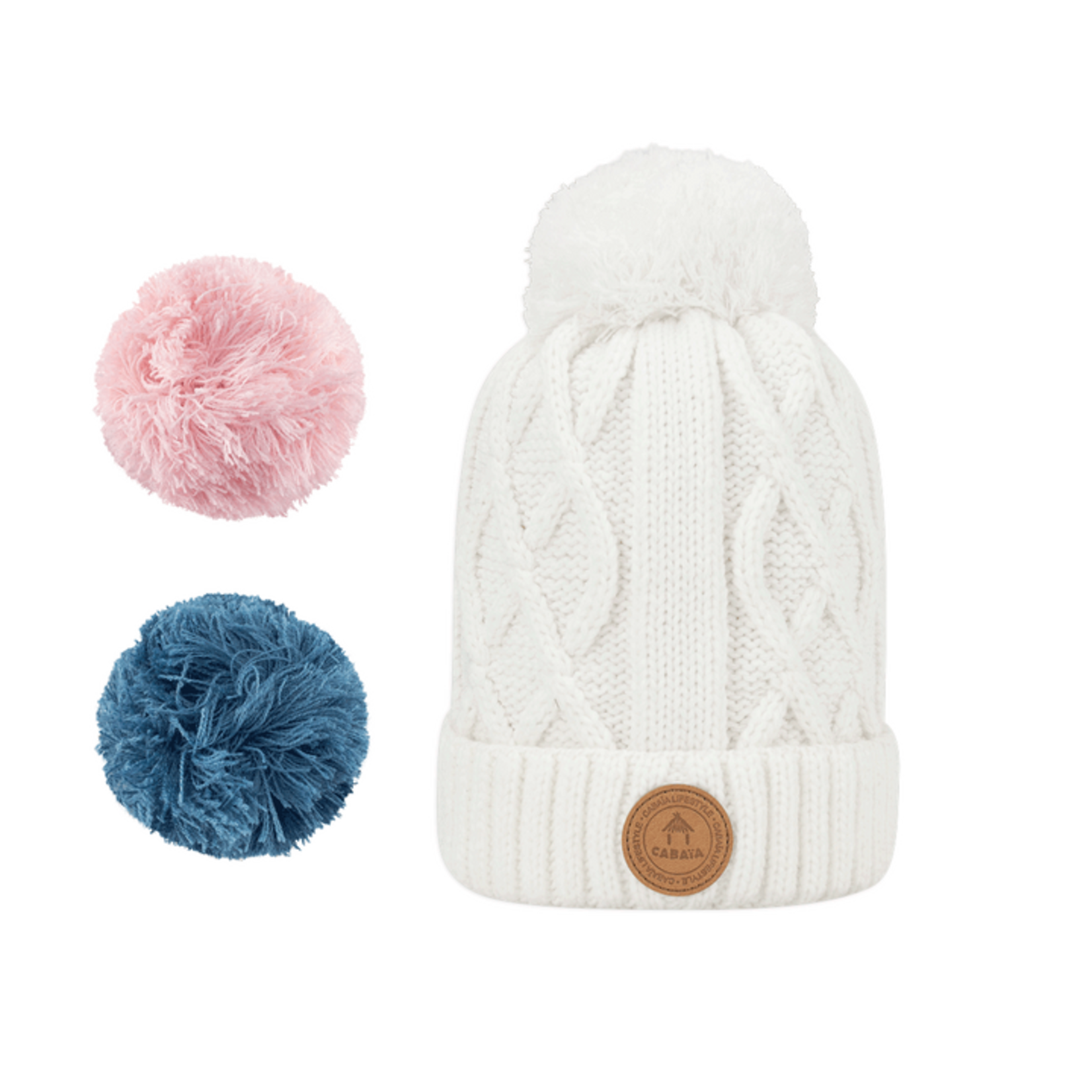 Cabaïa Cabaïa – bonnet – jus de pomme – white – 0/6 mois