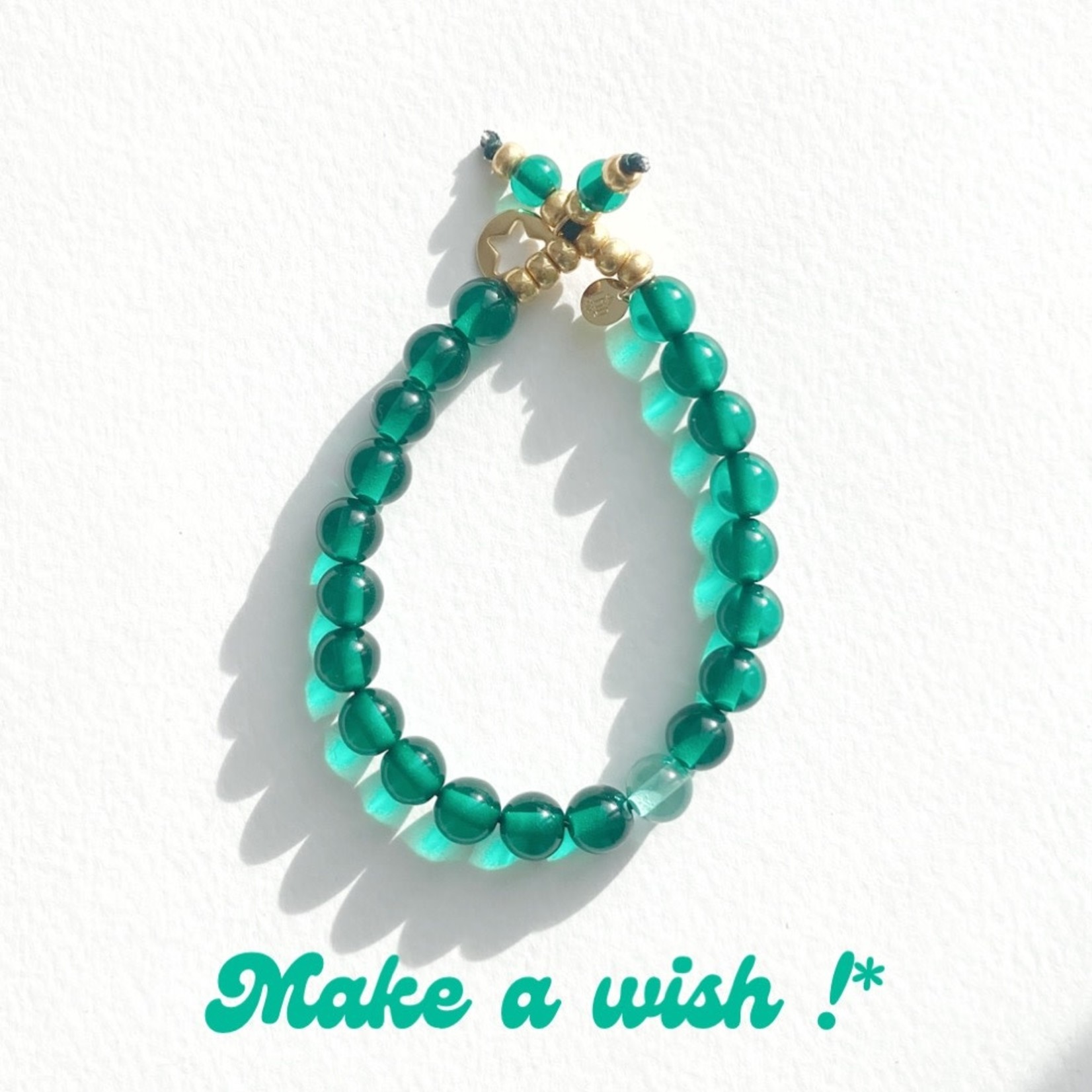 Les Mots Doux Les Mots Doux – bracelet Make a wish - vert foncé