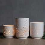 Räder Räder - photophores porcelaine - set de 3