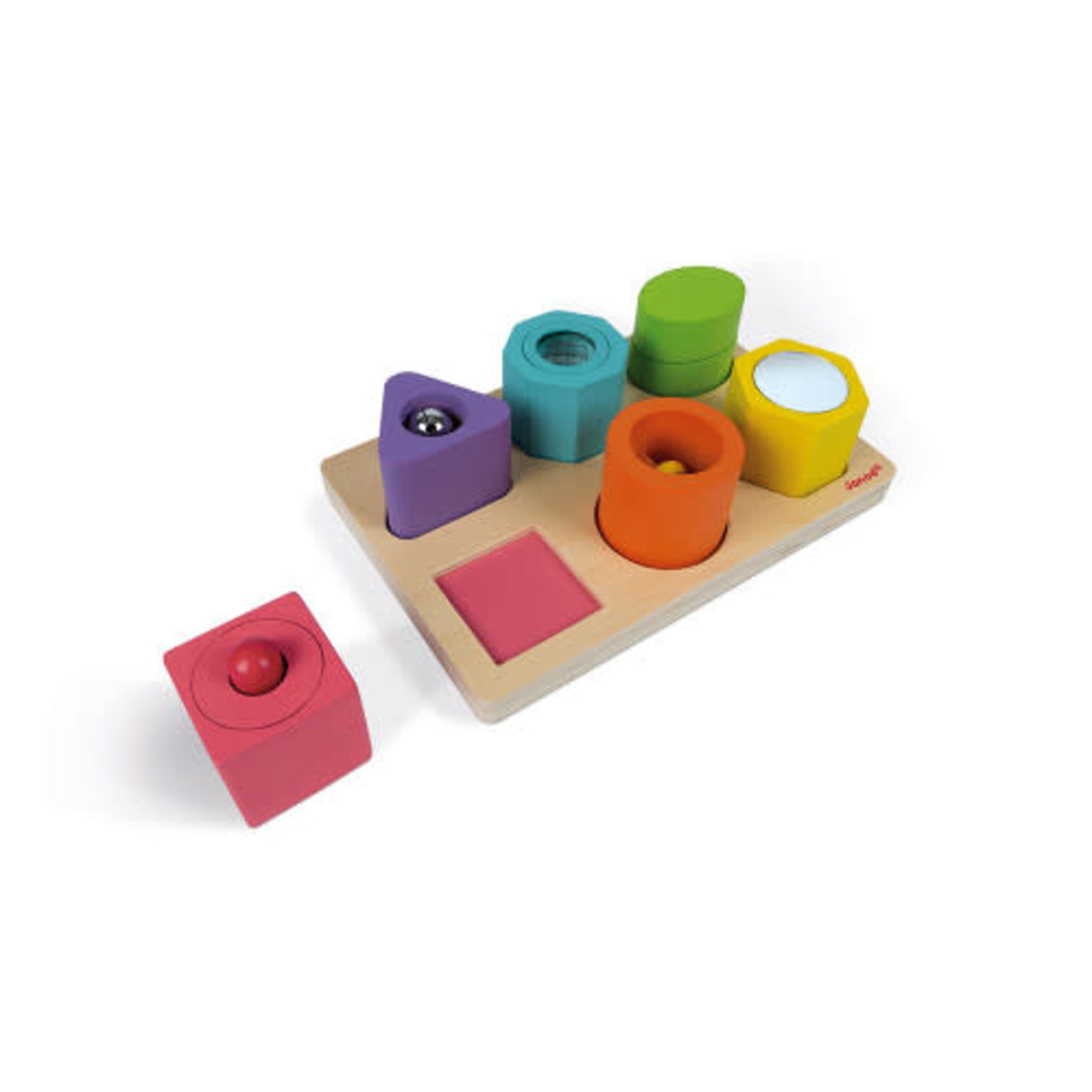 Janod Janod -puzzle 6 cubes sensoriels I wood