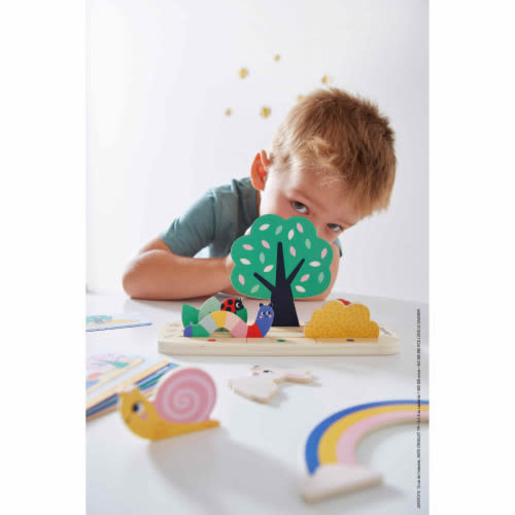 Janod Janod - se repérer dans l'espace - le jardin