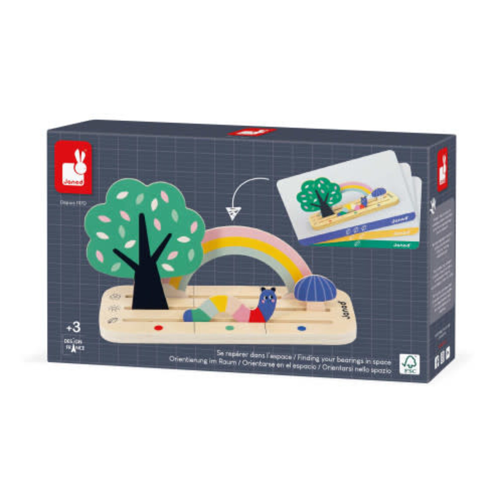 Janod Janod - se repérer dans l'espace - le jardin