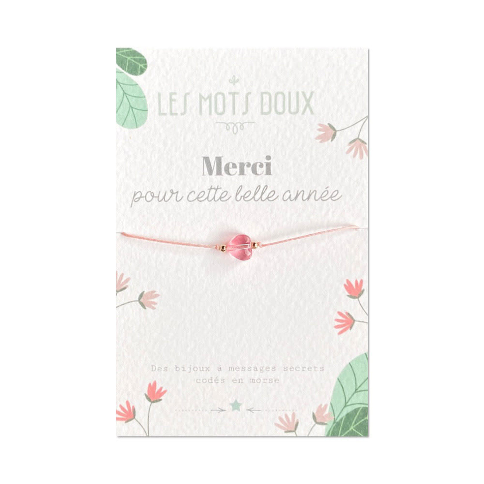 Les Mots Doux Les Mots Doux – bracelet – merci pour cette d'année